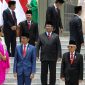 Suasana persiapan pemotretan Kabinet Indonesia Maju di Istana Negara, Jakarta, Rabu (23/10/2019). Presiden RI Joko Widodo mengumumkan dan melantik Menteri-menteri Kabinet Indonesia Maju serta pejabat setingkat menteri
