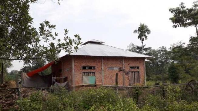 Masjid yang dibangun kelompok aliran sesat. Foto: Suara