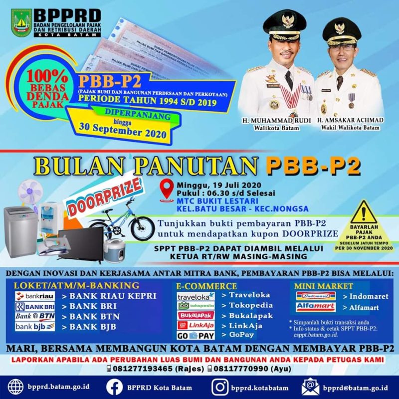 Cara BP2RD Batam Tingkatkan Kepatuhan Pembayaran PBBP2