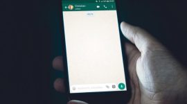 Aplikasi pesan WhatsApp. (Unsplash)