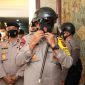 Polda Sumut gunakan helm Smart KC Weareble untuk deteksi buronan dan virus corona