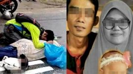 Ketua DPW Garnita Malahayati Kepri, Erlita Sari, senam sehat bersama masyarakat Belakang Padang