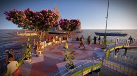 Desain pengembangan Kampung Tua Tanjung Riau (ist)