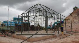 Pembangunan masjid An-Nahdlah (ist)