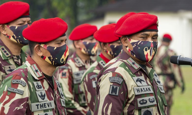 Danjen Kopassus Mayjen TNI M Hasan. Foto:ANTARAFOTO/Aditya Pradana Putra