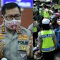 Kakorlantas Polri Irjen Pol. Istiono dan ilustrasi tilang. (ANTARA)