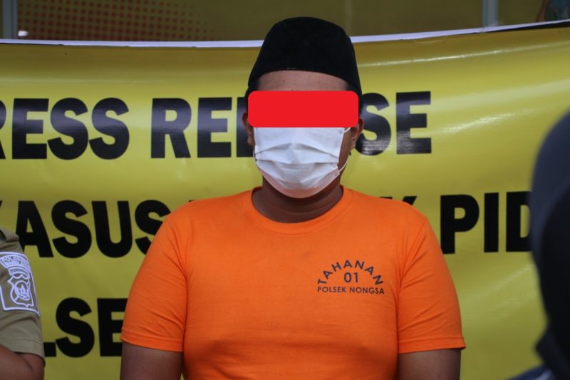 Tersangka, MA (Humas Polresta Barelang)