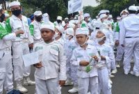Laskar Cilik FPI (iNews.id/Felldy Utama)