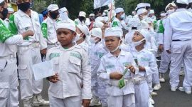 Laskar Cilik FPI (iNews.id/Felldy Utama)