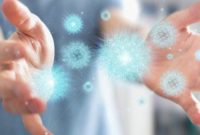 Ilustrasi virus. (Freepik/Sebdesk)