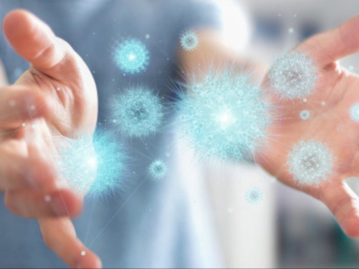 Ilustrasi virus. (Freepik/Sebdesk)