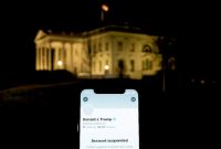 Twitter Donald Trump (REUTERS/JOSHUA ROBERTS)