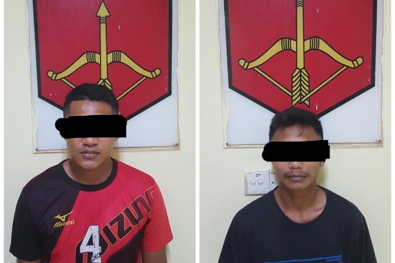 Pelaku yang diamankan (ist)