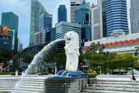Landmark Singapura Merlion / Foto: Istimewa