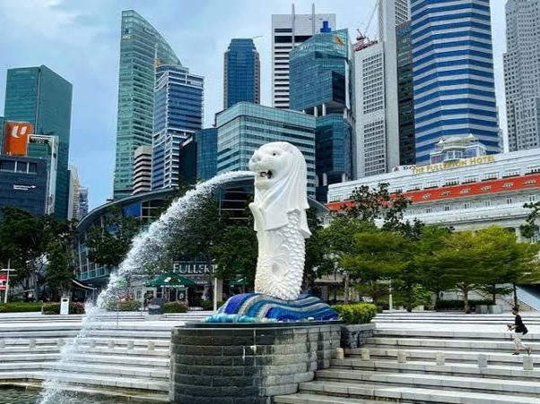Landmark Singapura Merlion / Foto: Istimewa
