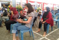 Warga Tanjungpinang saat mengikuti vaksinasi COVID-19 / Foto: Istimewa