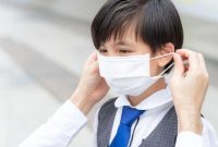 Ilustrasi pelajar memakai masker / Foto: Istimewa