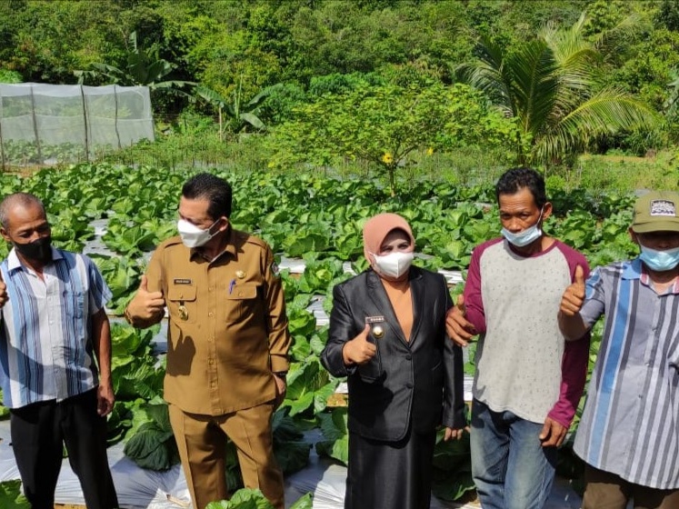 Gubernur Provinsi Kepri Ansar Ahmad didampingi Wali Kota Tanjungpinang Rahma, menyerahkan bantuan alat pertanian di Kampung Sei Ladi, Jalan Daeng Celak, Kelurahan Kampung Bugis, Kota Tanjungpinang / Foto: Istimewa