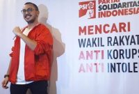 Ketua umum Partai Solidaritas Indonesia Giring Ganesha / Foto: CNN Indonesia