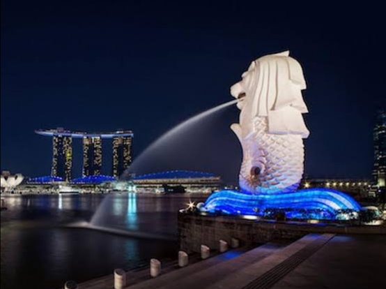 Landmark Singapura Merlion Park / Foto: Istimewa