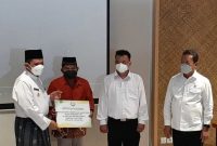 Menteri Kelautan dan Perikanan (KP) Sakti Wahyu Trenggono saat kunjungan kerja ke Bintan, Kepulauan Riau. Foto: ANTARA