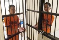 Bripda Randy Bagus kini mendekam di balik jeruji besi. Foto: Dok. Polda Jatim