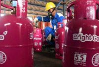 Harga gas elpiji non subsidi kemasan 5.5 dan 12 kg mengalami kenaikan di Tanjungpinang. Foto: Istimewa
