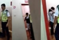 Video sejoli digerebek satpam. Foto: Istimewa