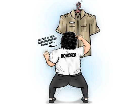 Ilustrasi tenaga honorer. Foto: Istimewa