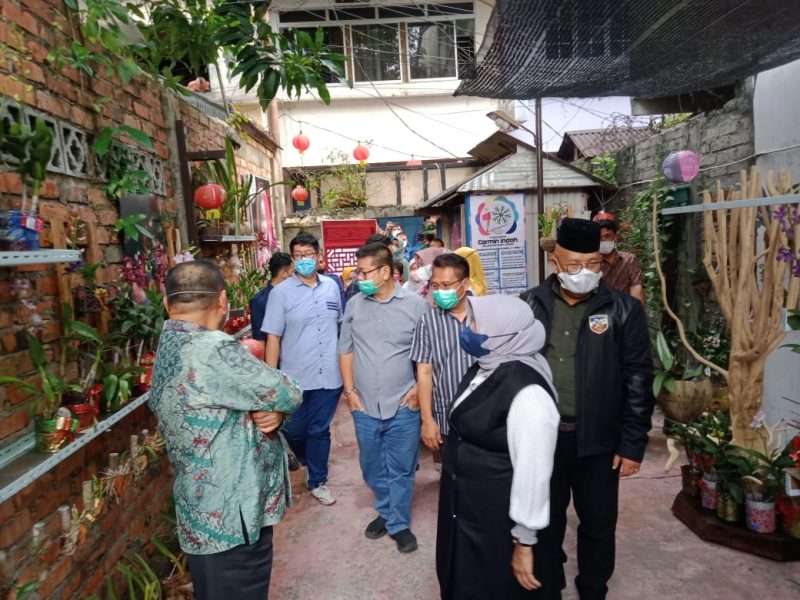 Wali Kota Tanjungpinang, Rahma meresmikan Lorong Bintan Expo 2022 dan Studio Anggrek yang berada di Jalan Bintan. Foto: Istimewa