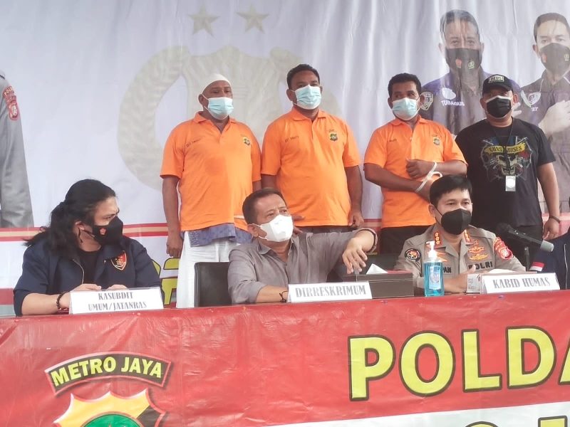 Pelaku pengeroyokan kepada ketua umum DPP KNPI Haris Pertama. Foto: Istimewa