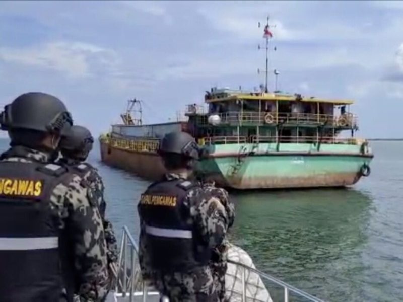 KKP Hentikan Penambangan Pasir Laut Ilegal di Perairan Pulau Rupat. Foto: Istimewa
