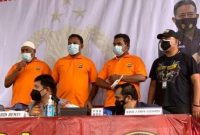 Pelaku pengeroyokan kepada ketua umum DPP KNPI Haris Pertama. Foto: DETIKCOM