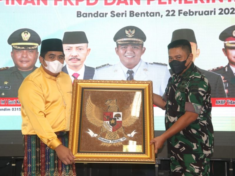 Pemerintah Kabupaten Bintan bersama Pimpinan FKPD se-Bintan menggelar Perpisahan Dandim 0315/Tanjungpinang Kolonel Inf I Gusti Ketut Artasuyasa sebelum berangkat untuk ditugaskan ke tempat yang baru. Foto: Istimewa