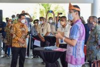 Pertama setelah pandemi, 35 wisman Singapura tiba di Bintan. Foto: ANTARA