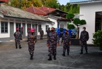 Pangkalan Utama TNI Angkatan Laut (Lantamal) IV Tanjung Pinang Kepulauan Riau yang rencananya akan dijadikan Markas Koarmada I, ditinjau Kepala Staf Angkatan Laut (Kasal) Laksamana TNI Yudo Margono. Foto: DISPENAL