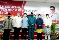 Badan Perencanaan, Penelitian dan Pengembangan Daerah Kabupaten Bintan  (Bapelitbang) menggelar Forum Konsultasi Publik Rencana Kerja Pemerintah Daerah (RKPD) Tahun 2023 dengan Tema Peningkatan Daya Saing Sumber Daya Manusia (SDM) yang berfokus pemenuhan pelayanan dasar dan peningkatan peran pemuda dalam pembangunan Kabupaten Cerdas (Smart City) di De Bintan Villa Hotel. Foto: Istimewa