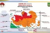Kasus warga terkonfirmasi positif COVID-19 di Kota Batam, Kepulauan Riau, terus meningkat dan menyebar hingga empat kecamatan zona merah pada Selasa 8 Februari 2022. Foto: ANTARA