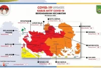 Enam kecamatan di Kota Batam ditetapkan sebagai zona merah, setelah Kasus terkonfirmasi COVID-19 di Kota Batam, Kepulauan Riau, terus meningkat dan menyebar pada Rabu 9 Februari 2022. Foto: ANTARA