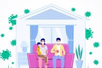 Ilustrasi isolasi mandiri. Foto: Istimewa