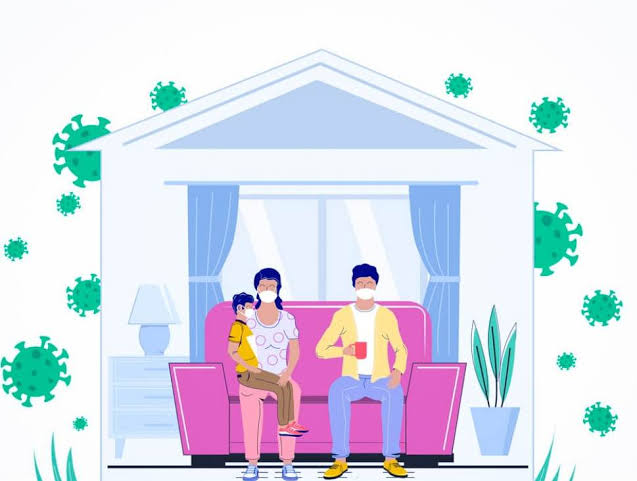 Ilustrasi isolasi mandiri. Foto: Istimewa