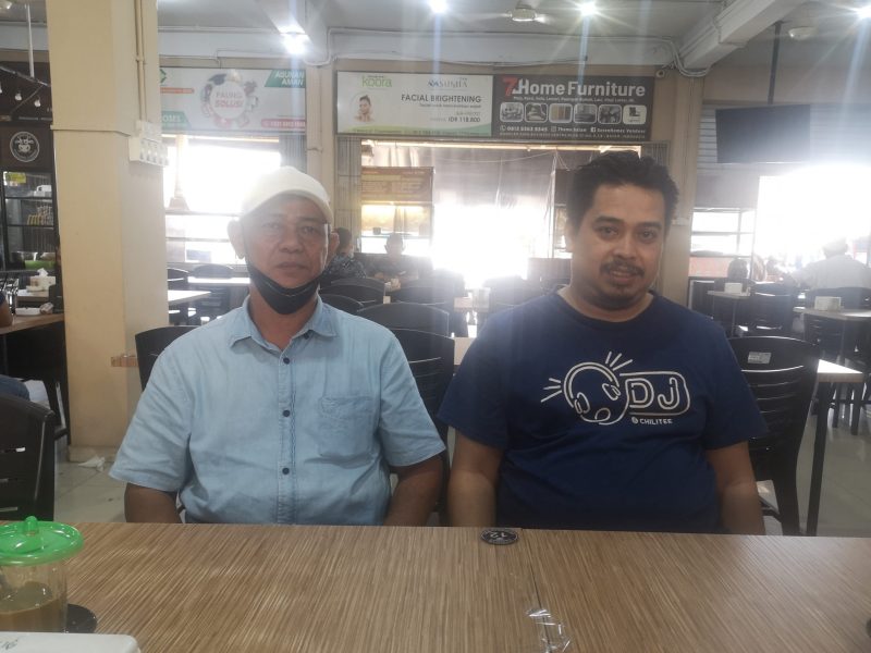 Edi Pohan Sitio, ketua SC Muswil ke-IV PP Kepri dan Ilham Sudirman. Foto: INIKEPRI.COM