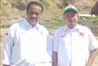 Ketua DPC PROJO Tegal Sugirman dan Sekretaris Rojikin. Foto: Istimewa