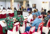 Pemerintah Kota Tanjungpinang mengadakan rapat teknis bersama pimpinan Forkopimda, pelaksana teknis Rumah Perlindungan dan Trauma Center (RPTC), BP2MI, KKP, KSOP, Imigrasi, Syahbandar, OPD pemko dan pihak terkait lainnya. Foto: Istimewa