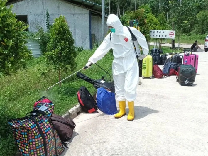 Jumlah pasien COVID-19 yang dirawat di RSKI Galang, Batam, Kepri bertambah 3 orang menjadi 28 orang setelah sehari sebelumnya tersisa 25 orang. Foto: ANTARA