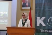 Ketua Umum Kohati PB HMI, Umiroh Fauziah menepis isu kehadiran Kohati PB HMI pada Kongres KNPI ke-XVI yang dilaksanakan di Hotel Sultan, 8-10 April 2022 lalu. Foto:Istimewa