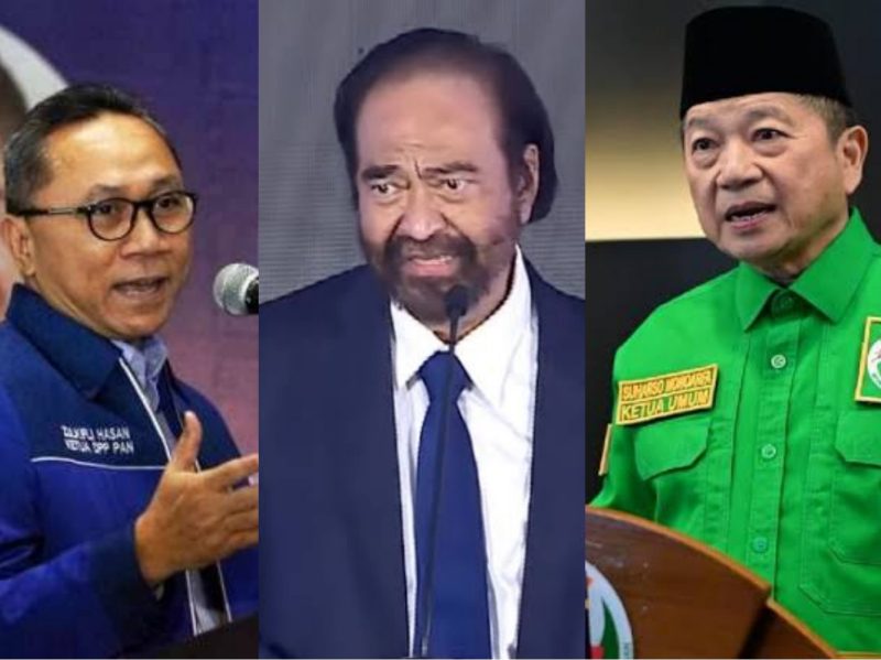 NasDem, PAN dan PPP Berpotensi Terdepak dari DPR di Pemilu 2024. Foto: Kolase INIKEPRI.COM