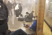 Teror penembakan terjadi di stasiun bawah tanah di Brooklyn, New York, Amerika Serikat. Peristiwa terjadi di saat jam sibuk pada Selasa 12 April 2022 waktu setempat. Foto: Istimewa