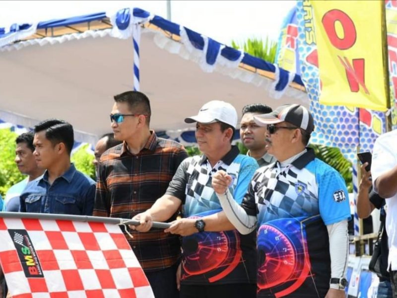 Gubernur Ansar Buka Kejurnas Drag Bike Region Sumatera. Foto: Diskominfo Kepri