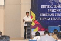 Wali Kota Batam, Muhammad Rudi memastikan Pemko Batam akan terus berupaya meningkatkan pelayanan kepada masyarakat, khususnya pelaku usaha. Foto: Media Center Batam